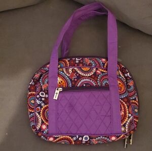 Quilted bible cover bag.